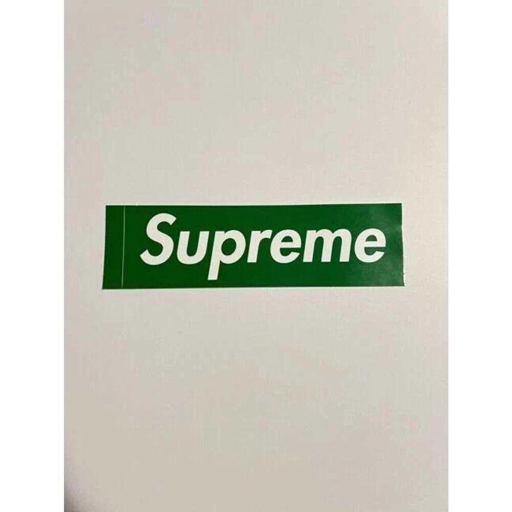 Supreme Green Box Logo Sticker FW24 Tyler the Creator Colorway Authentic